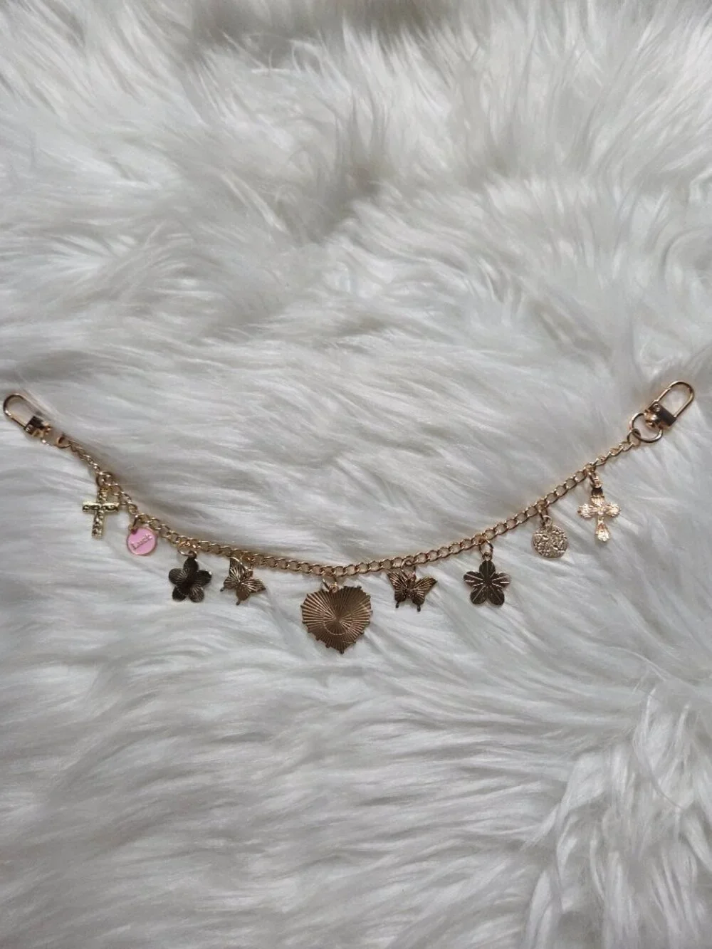 Evil Eye & Butterfly Bag Charm/Keychain